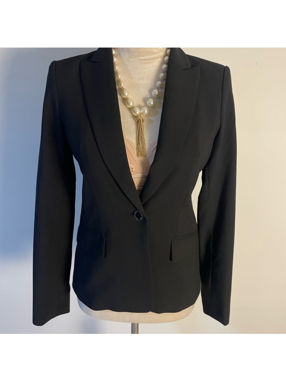Calvin Klein Women's Black Blazer Jacket